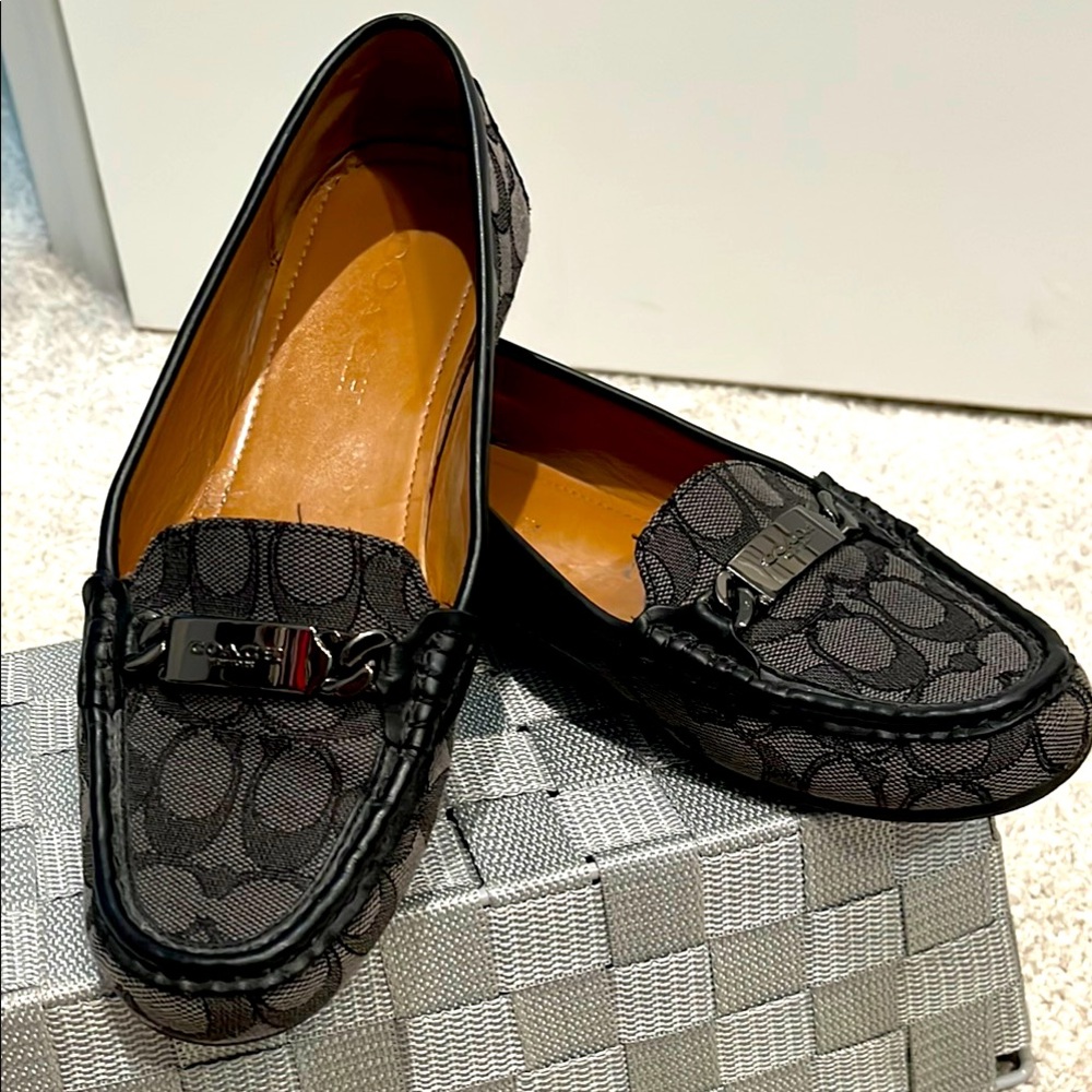 Coach Black Loafers